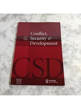 Conflict Security & Development Journal Vol 7 No 2 June 2007 Routledge Academic